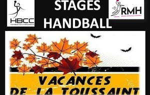 Stage Vacances de la Toussaint