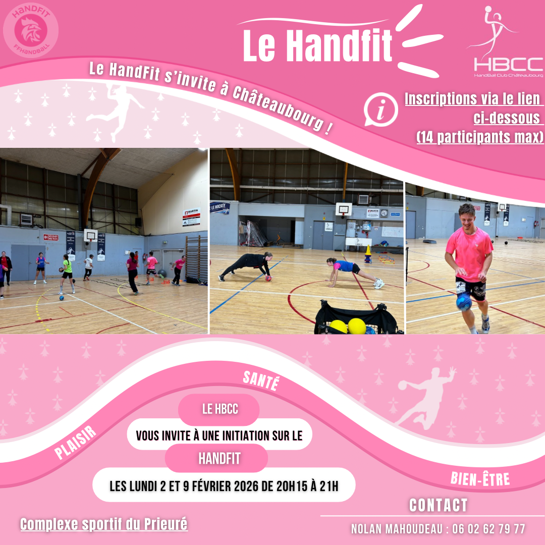 Handfit lundi 2 et 9 février