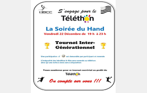 TELETHON : TOURNOI INTER-GENERATIONNEL