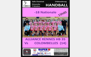 ARHB 35 - HB FEMININ 14 (COLOMBELLES)