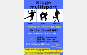 Stage multisports Avril 