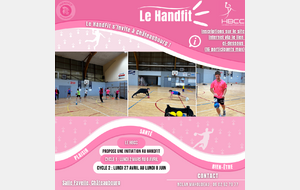 Handfit (Cycle 1 : 02/03 au 06.04 ; Cycle 2 : 27/04 au 08/06)