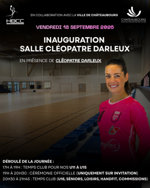 Inauguration salle Cléopatre Darleux