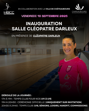 Inauguration salle Cléopatre Darleux