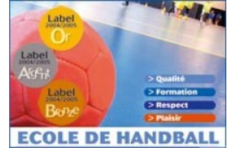 Label d'argent pour le mini-hand
