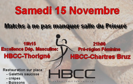Matchs Senior et galette-saucisse samedi 15/11