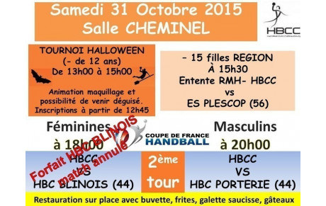 HBCC Halloween samedi 31/10