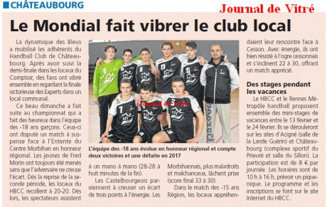 article hand chateaubourg dans le petit journal
