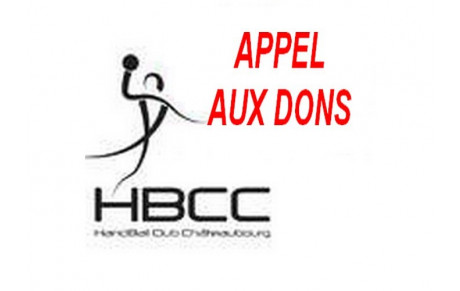 HBC CHATEAUBOURG : APPEL AUX DONS