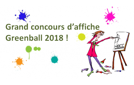 GRAND CONCOURS D'AFFICHE GREENBALL 2018 !